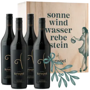 Ortswein-Paket in der Holzbox - WEIHNACHTEN