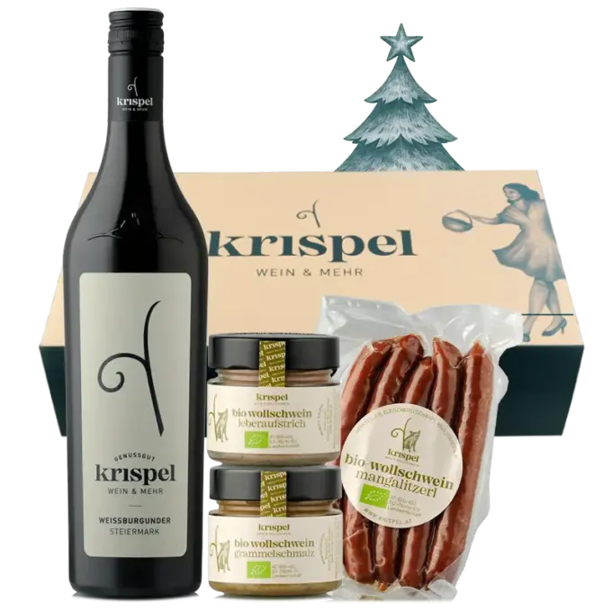 2er Paket mit Weissburgunder - WEIHNACHTEN